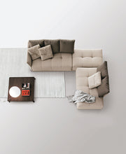 Bild in den Galerie-Viewer laden,Adriani Rossi Line One Colour Wool and Viscose Rug