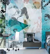 Load image into Gallery viewer, Olimpia Colourful Sports Wallpaper