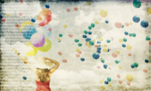 Bild in den Galerie-Viewer laden,BALLONS HINTERGRUNDBILD