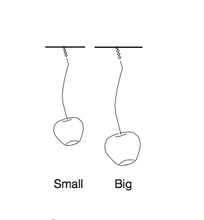 Load image into Gallery viewer, Adriani Rossi Hanging Ceramic Passion Hanging Lamp