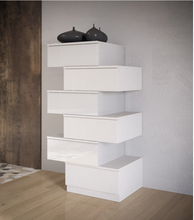 Load image into Gallery viewer, Giessegi Bridge 6 Tallboy Drawer for Ving Room