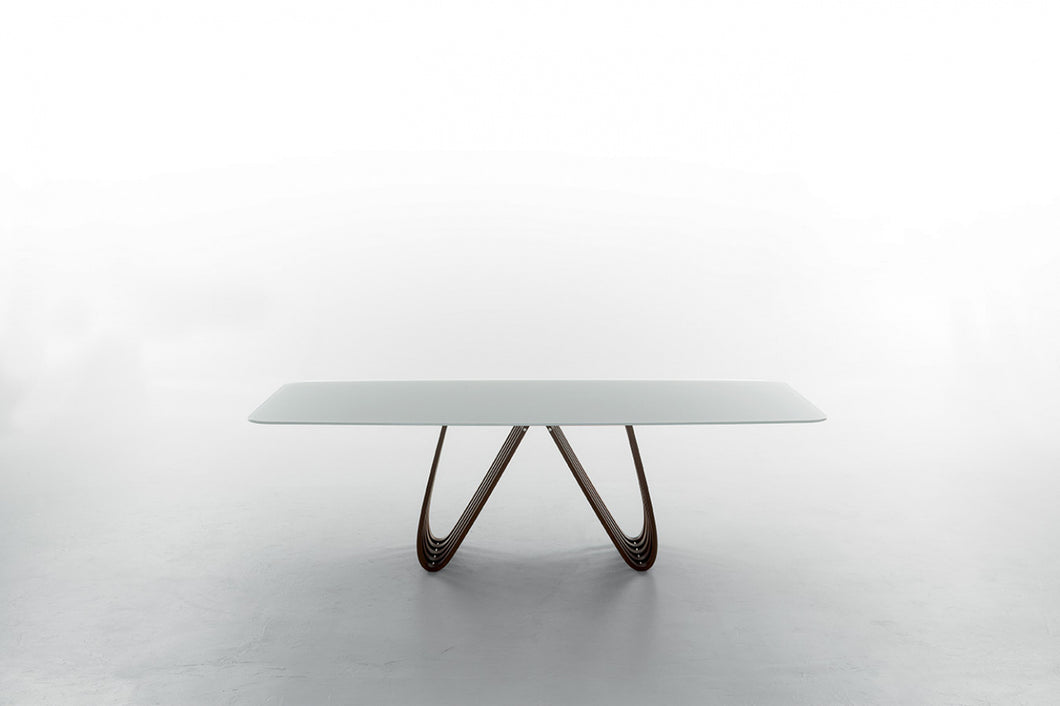 Tonin Arpa Dining Table with Marble Top