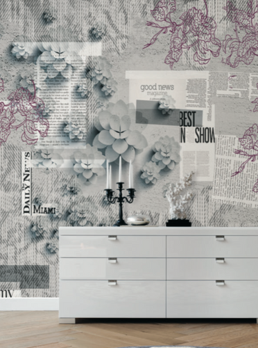 Daily Newspaper Effect Wallpaper