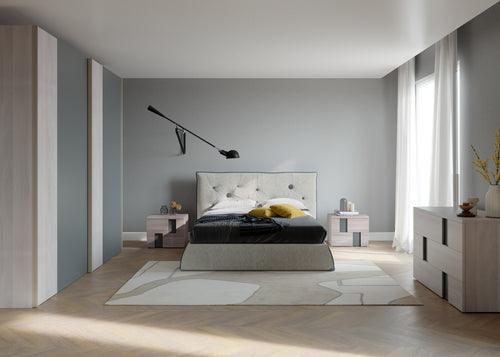 Giessegi Link Enveloping Fabric Bedroom Set