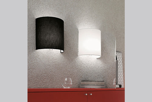 Adriani Rossi Luna Wall Fabric Lamp