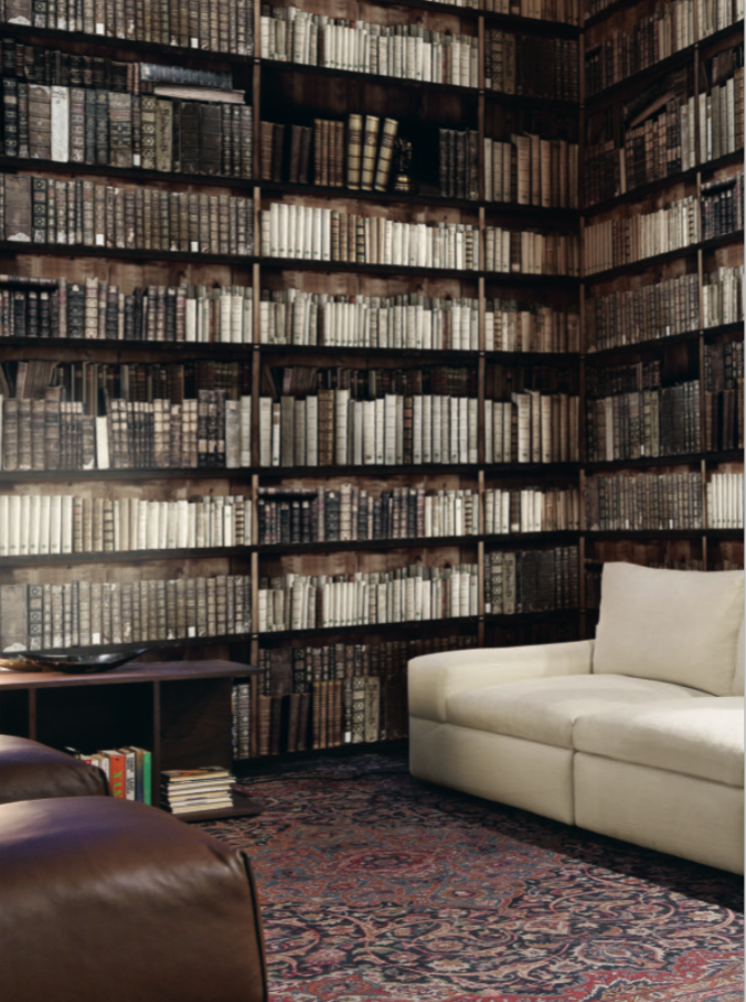 BOOKCASE WALLPAPER