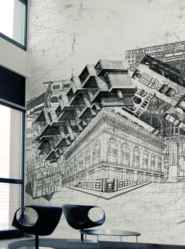 Abstract Building Design Wallpaper