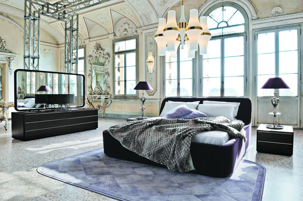 Smania Continental Smooth Curves Bed