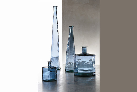 Aurora Boreale Recycled Glass Vases
