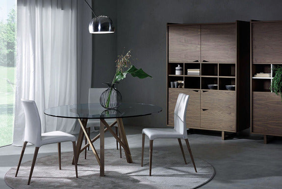 Pacini E Cappellini Zeus Round Table Walnut Base