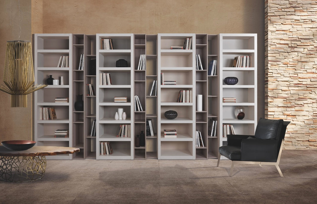 Giessegi G Bookcase with Different Depths